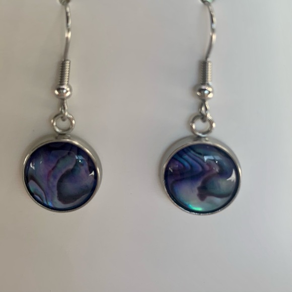 Paua Shell,Purple, Handmade,NWT - Picture 3 of 8